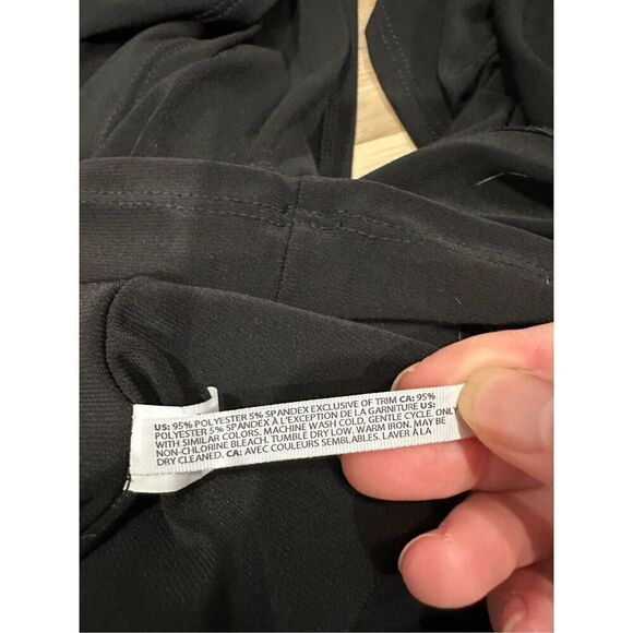 Soma Weekend Black Drawstring Waist Dress Size Medium - Picture 7 of 7